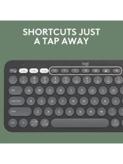Logitech Pebble Keys 2 K380s, Multi-Device Bluetooth Wireless Keyboard, Slim And Portable - Graphite -Household Appliances Store VQ3D3 SQ4 0000000527 GRAPHITE SLd