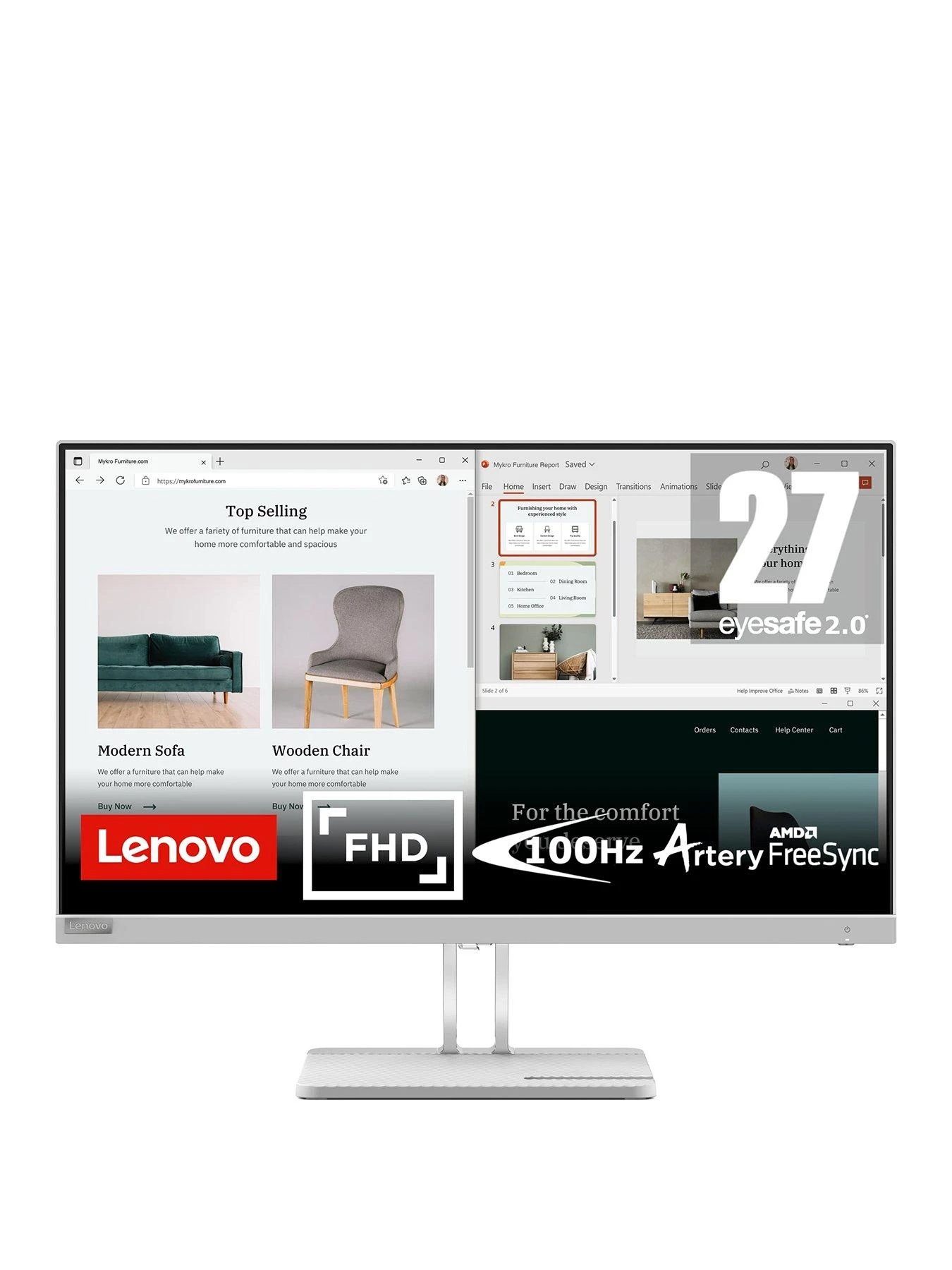Lenovo L27e-40 FHD Monitor 3 Lenovo L27e-40 FHD Monitor