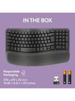 Logitech Wave Ergonomic Keys - Graphite -Household Appliances Store VQYFV SQ7 0000000527 GRAPHITE SLd3