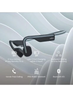 Shokz OpenMove Bone Conduction Headphones -Household Appliances Store VRGA2 SQ6 0000000005 GREY SLd2