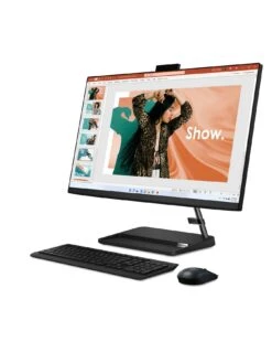 Lenovo IdeaCentre All-in-One, Intel Core I5, 16GB RAM 1TB SSD, 27in Desktop -Household Appliances Store VRUCQ SQ7 0000000004 BLACK SLd3
